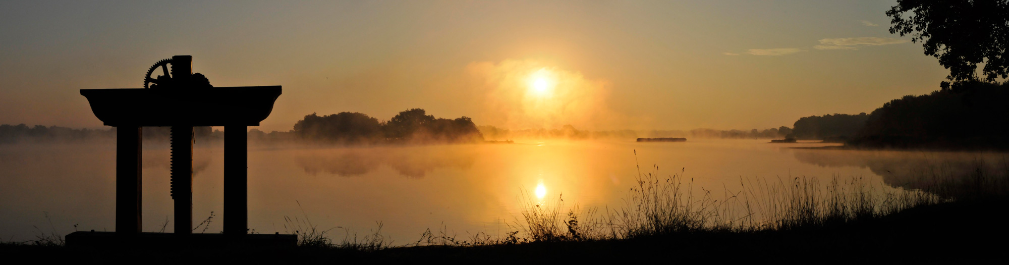 paysage de la brenne avec ses étangs