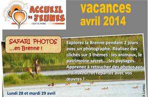 Activités Jeunes : Vacances avril 2014 de Coeur de Brenne
