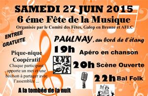 6ème fête de la Musique à Paulnay