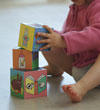activité peinture
activité cubes
activité lecture 
jouet